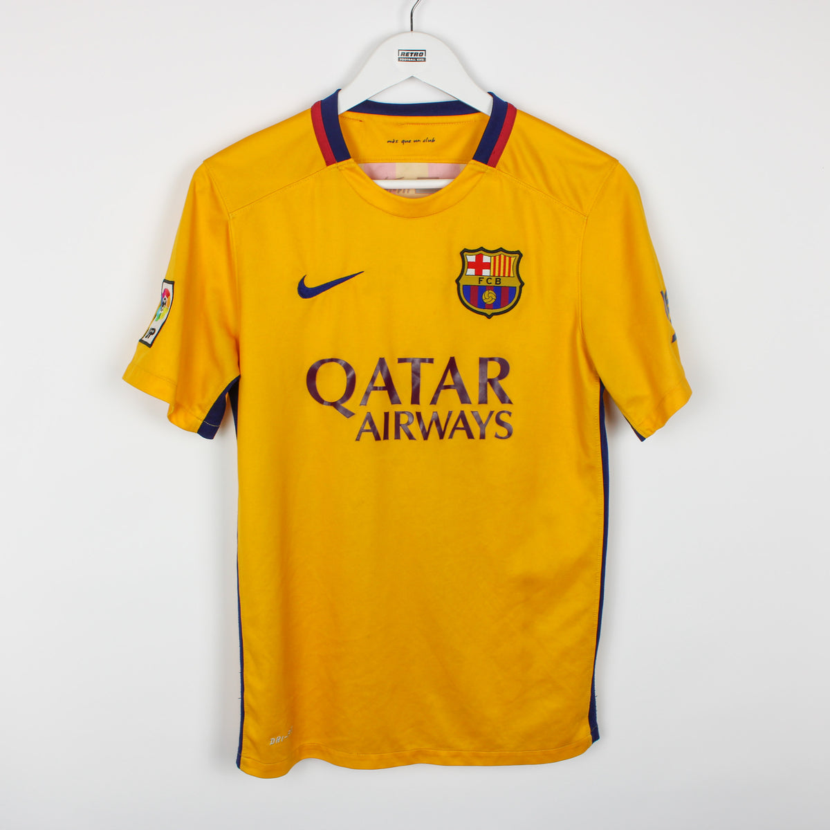 Buy 2015 16 Barcelona Away Shirt Excellent S Retro Football Kits UK