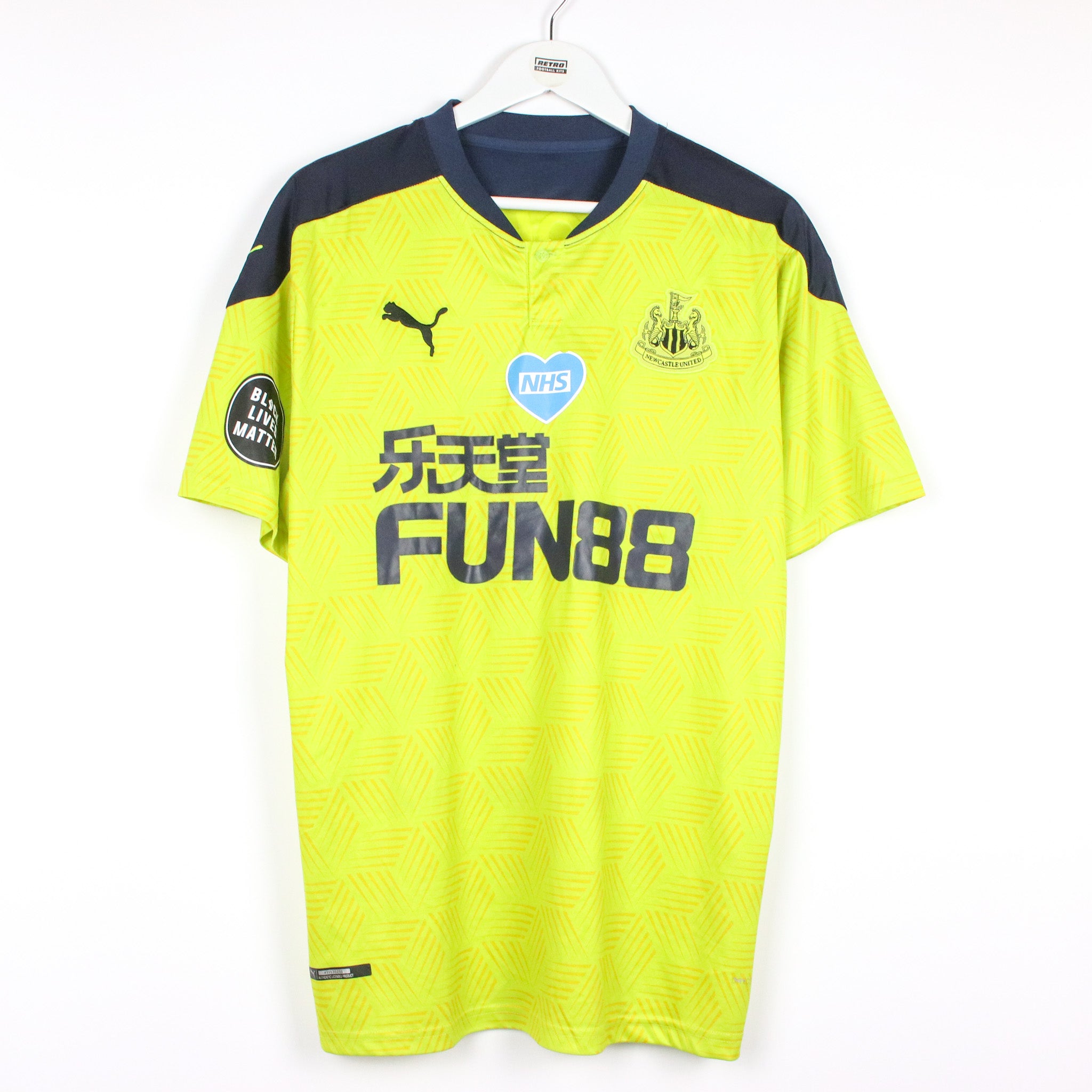 Buy 2020 21 Newcastle United Away Shirt Very Good L Retro Football Kits UK