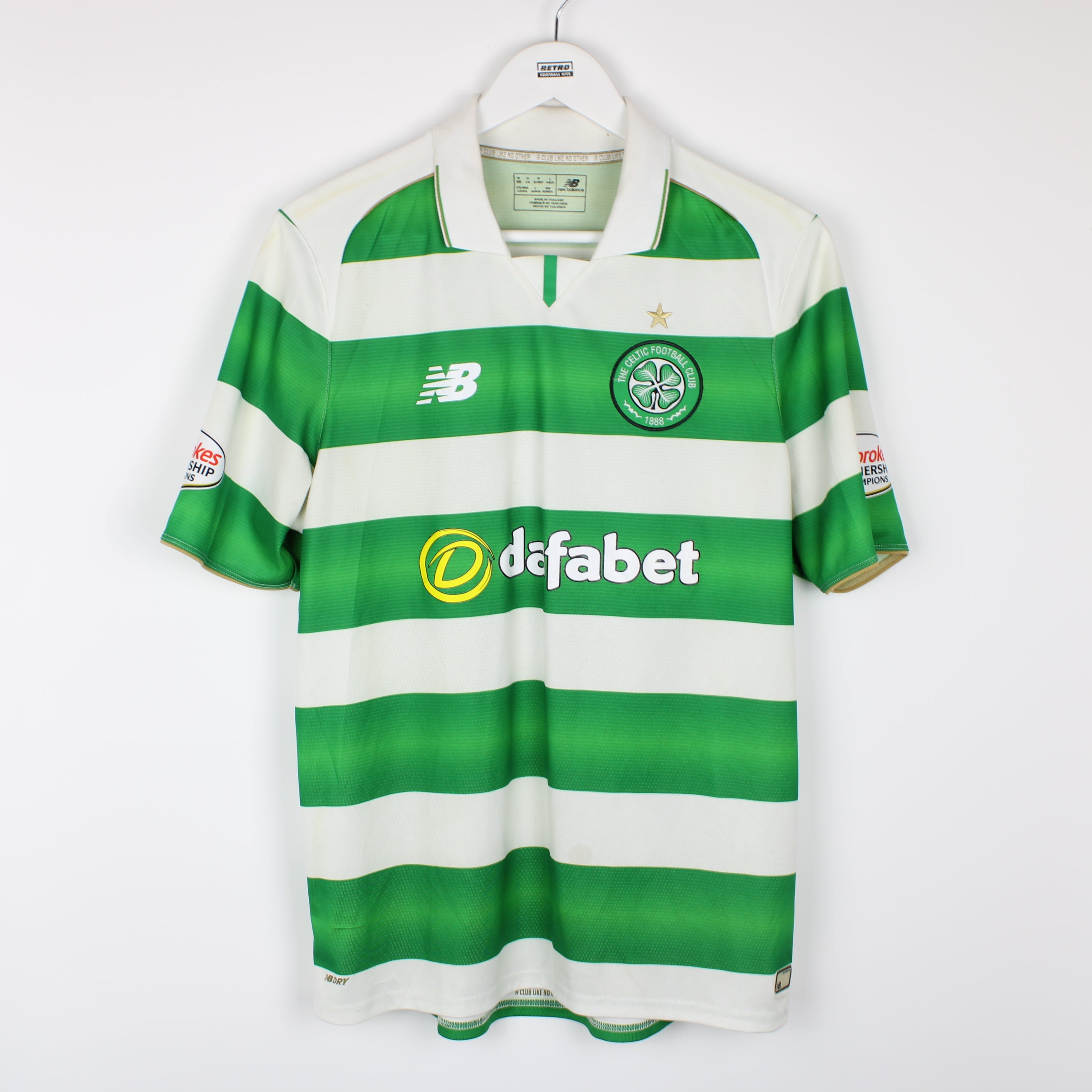 Buy 2016 17 Celtic Home Shirt 9 Griffiths Good M Retro Football Kits UK