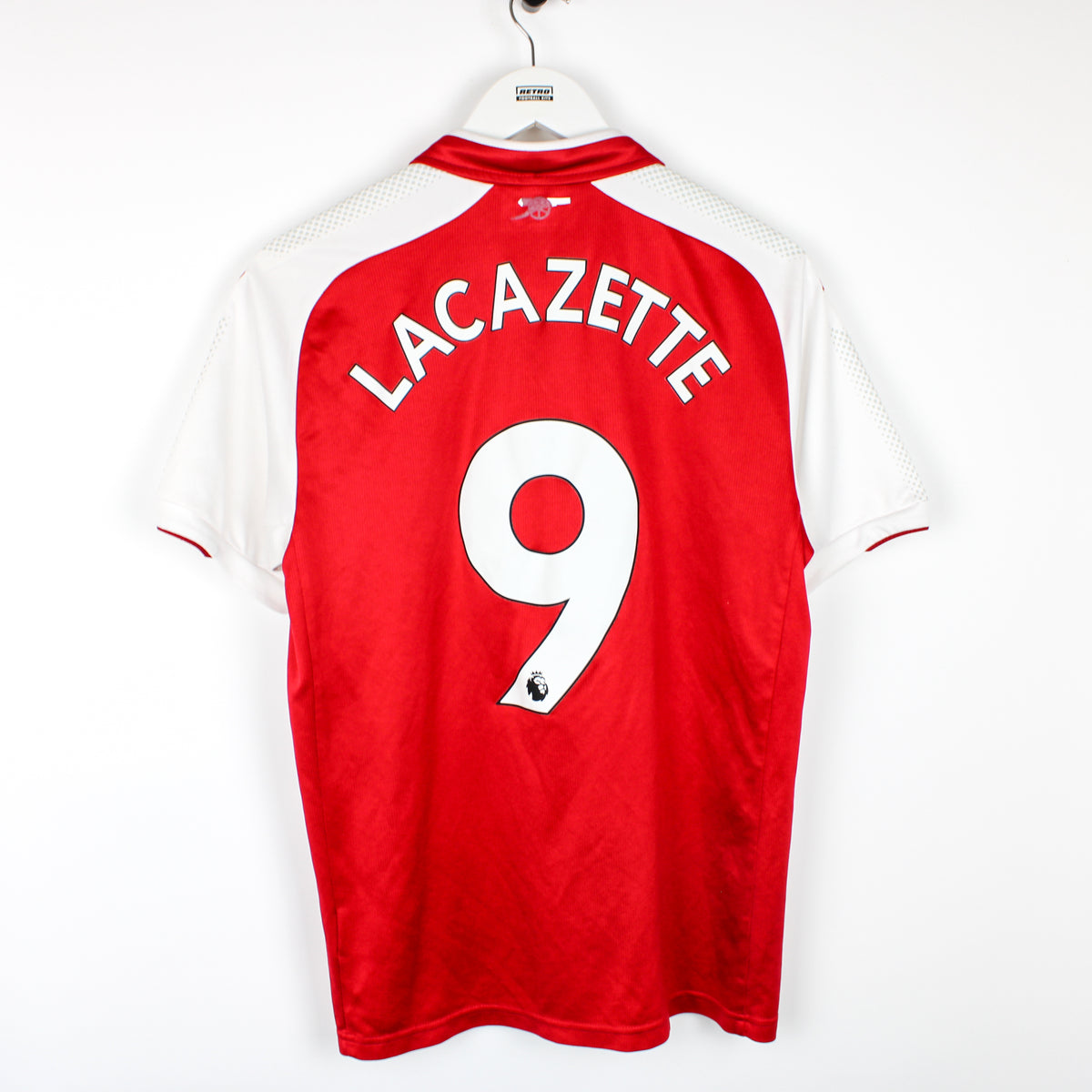 Buy 2017/18 Arsenal Home Shirt #9 Lacazette (Excellent) - S - Retro ...