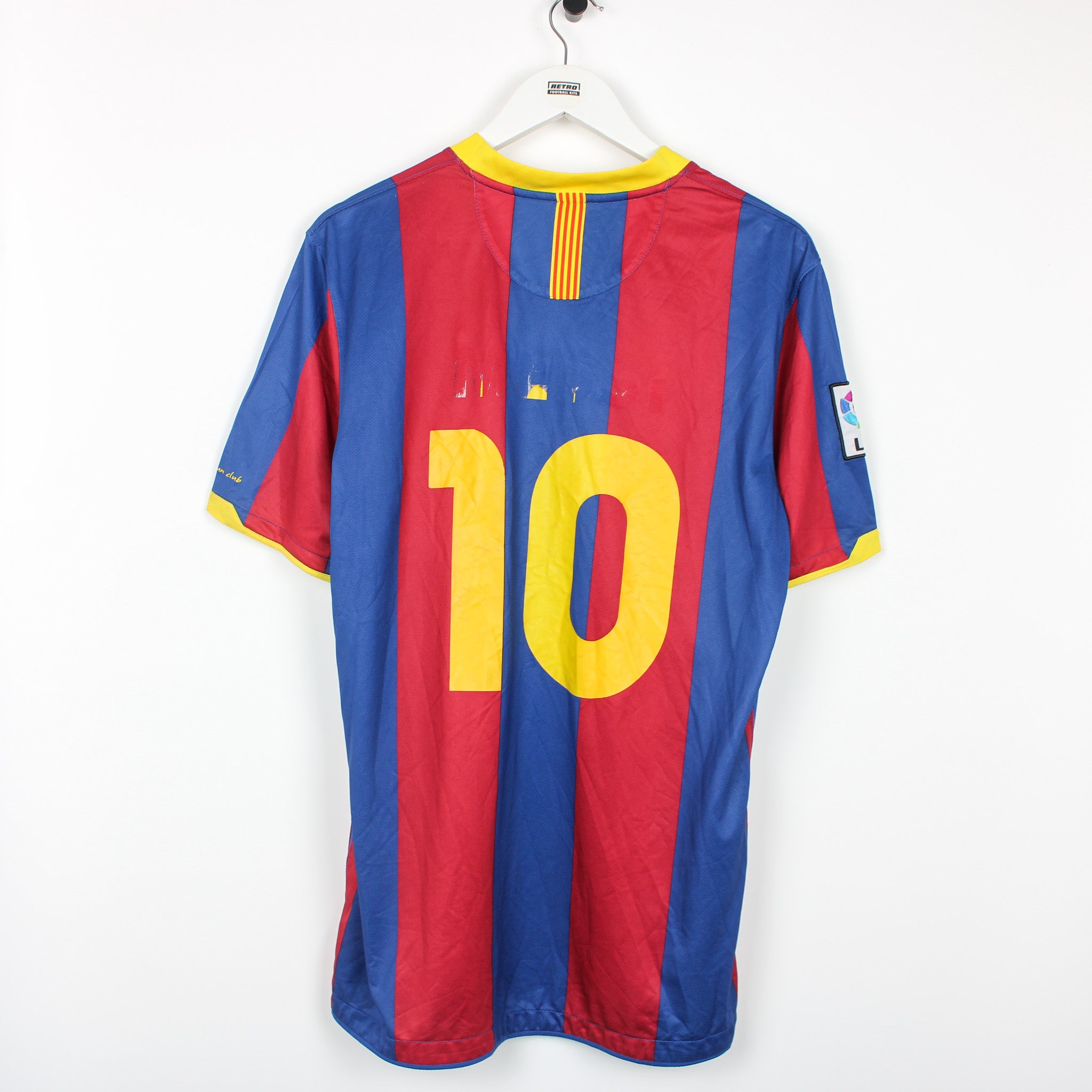 Football Myths Messi 10 Barcelona 2010/11 Home Jersey Medium