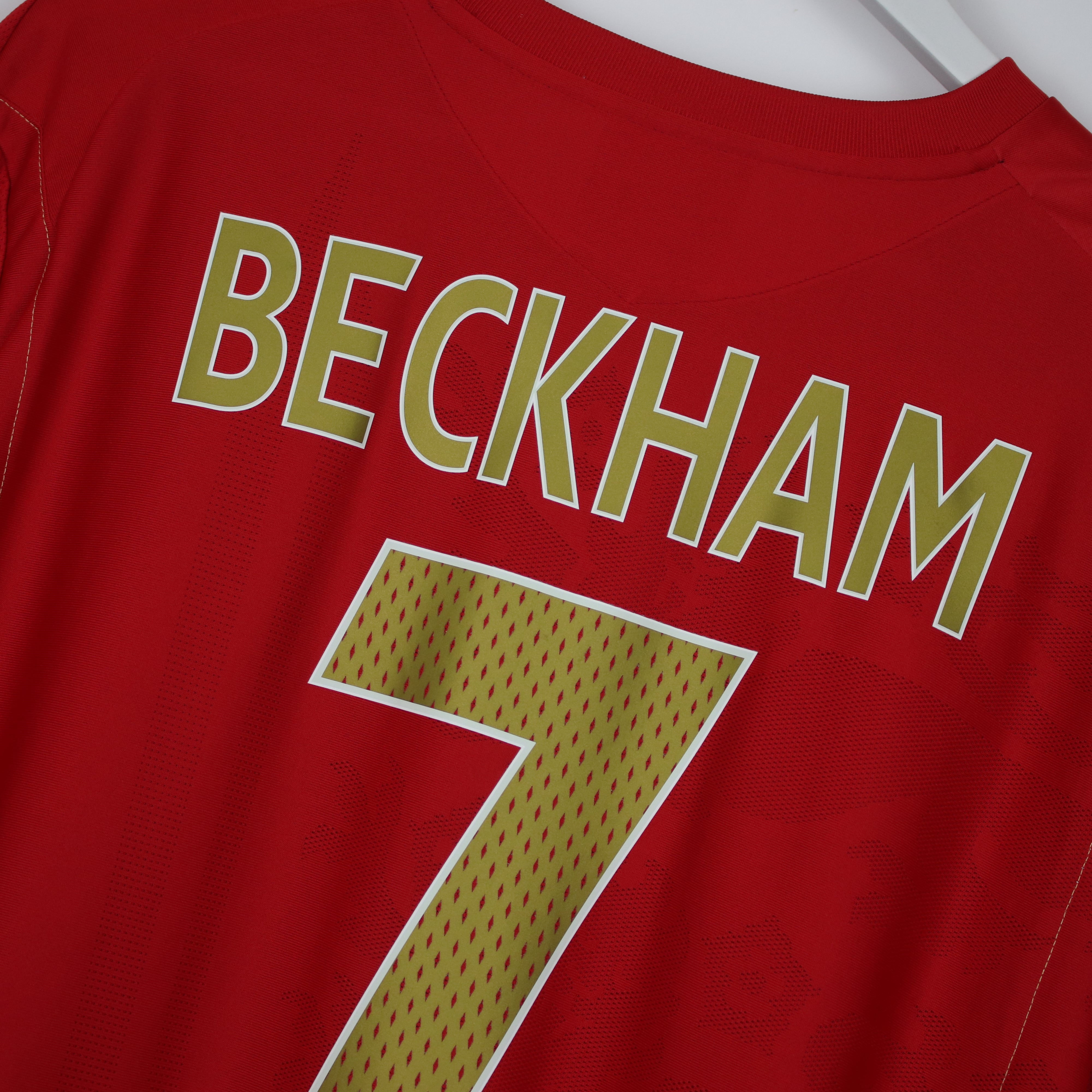 Buy 2006-08 England Away Shirt #7 Beckham (Excellent) - XL - Retro