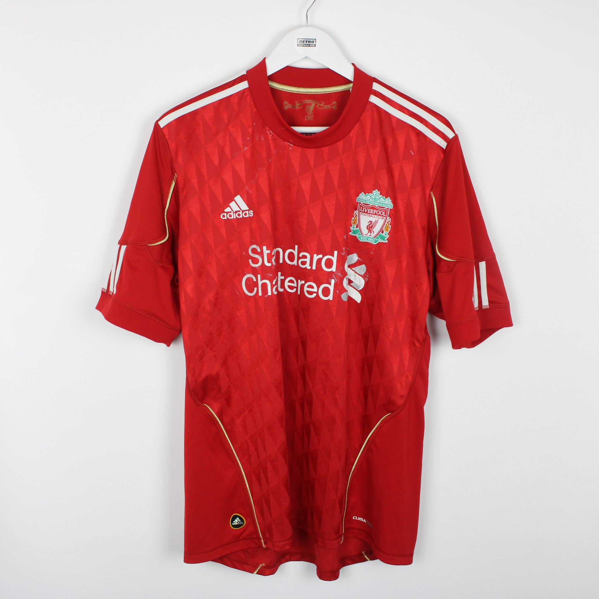 2010 12 Liverpool Home Shirt Excellent XL