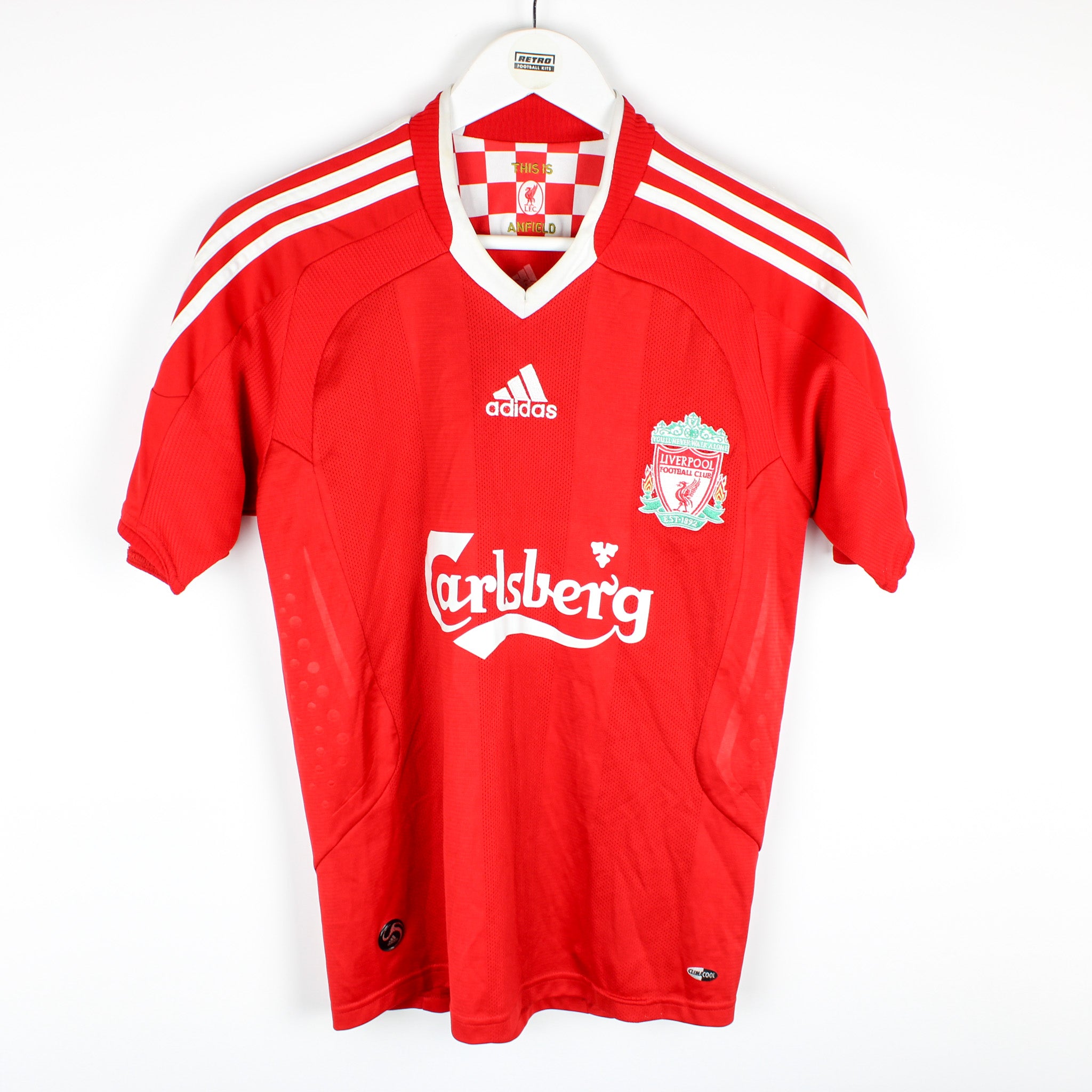 Liverpool 2008-10 Home Shirt (Very Good) S – Classic Football Kit