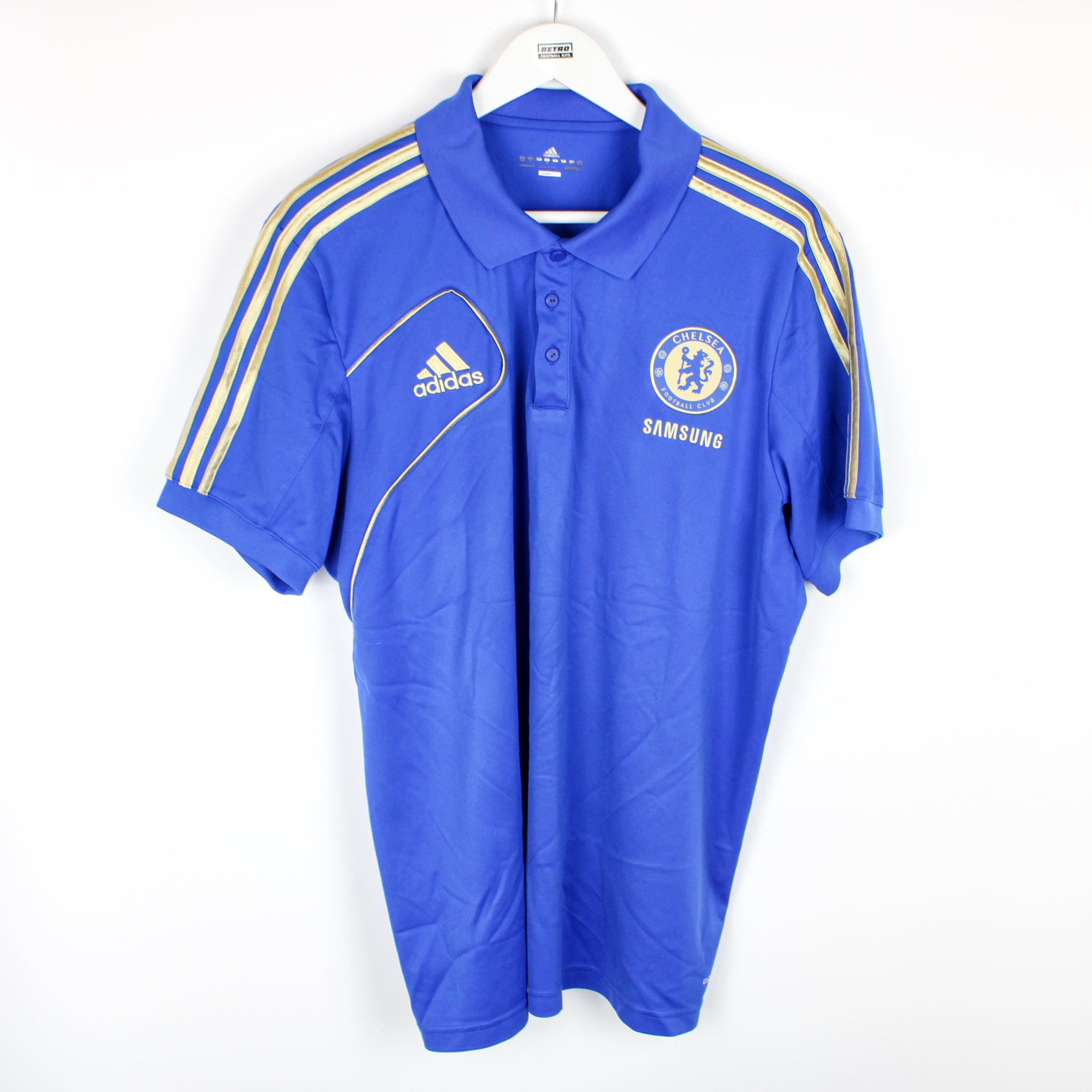 Buy Chelsea Polo Shirt Excellent XL Retro Football Kits UK