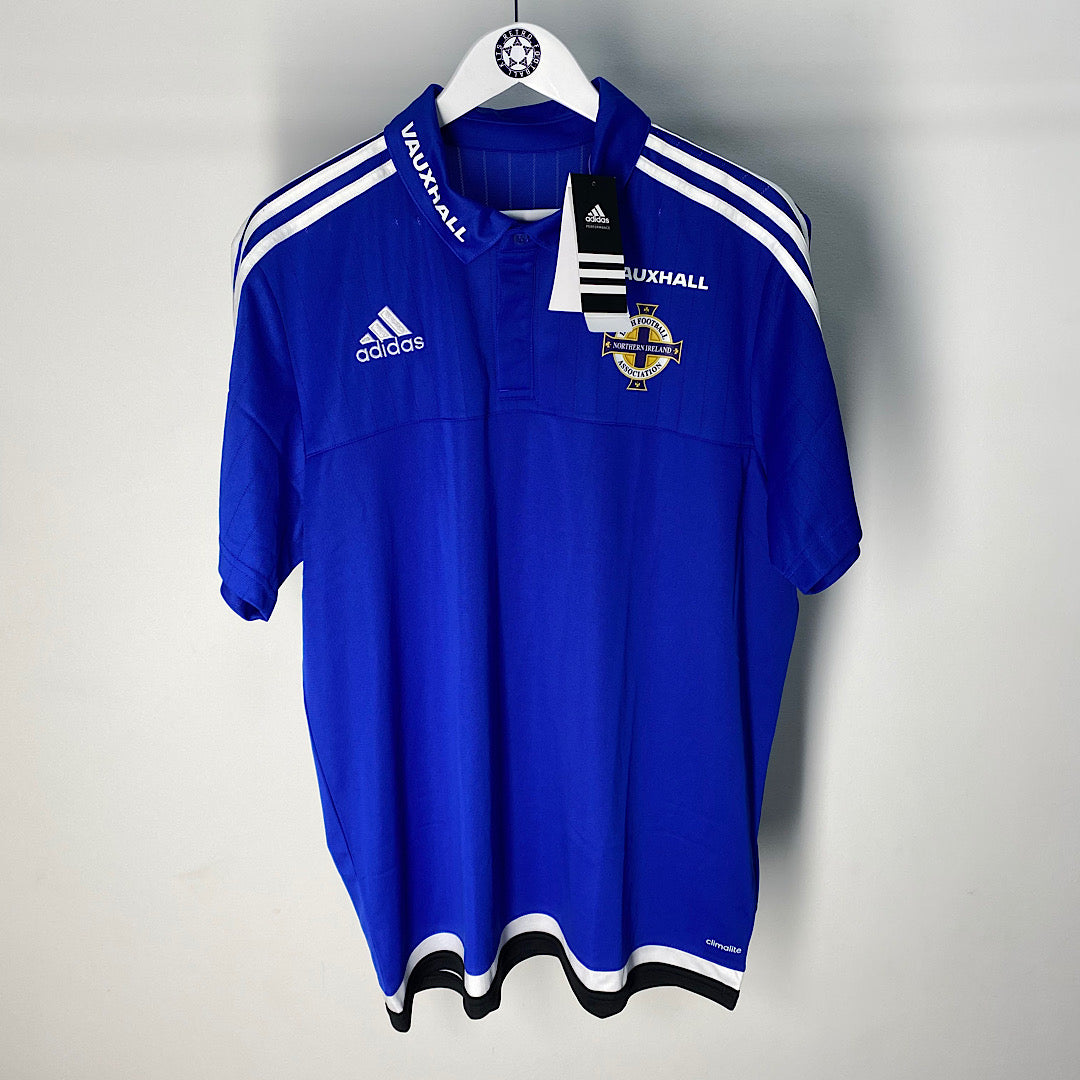 Buy Northern Ireland Polo Shirt W Tags New XL Retro Football Kits UK