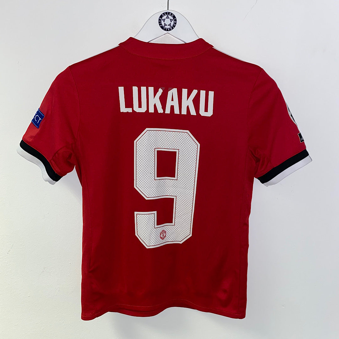 Buy 2017 18 Manchester United Home Shirt 9 Lukaku Excellent MB Retro Football Kits UK